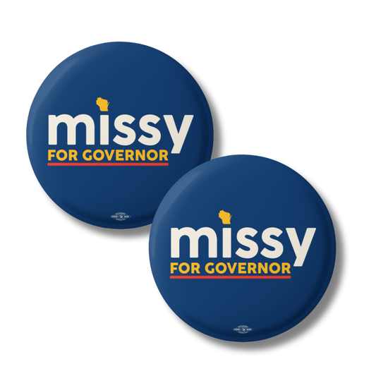 Missy for Governor Button Pack